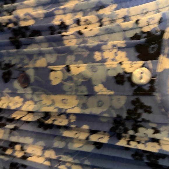 Woman Within Blue Floral Maxi Dress Plus Size 3X. - Picture 3 of 4